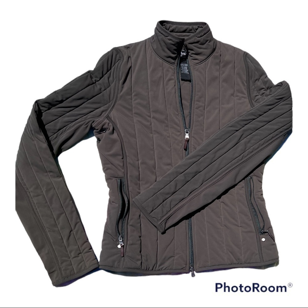 𝅺WOMEN’S Olive RLX RALPH LAUREN Full front zip jacket size small